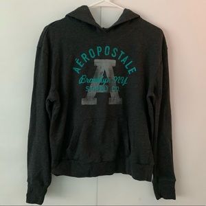 Aeropostale woman’s grey graphic hoodie